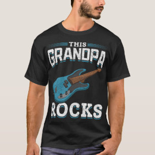 Camiseta Mens This Grandpa Rocks Retirement Aposentada