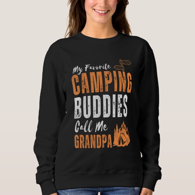 Camiseta Mens This My Favorite Camping Buddies Call Me Gran (Frente)
