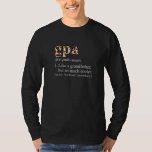 Camiseta Mens Tie Morre Legal Gpa Como Um Avô