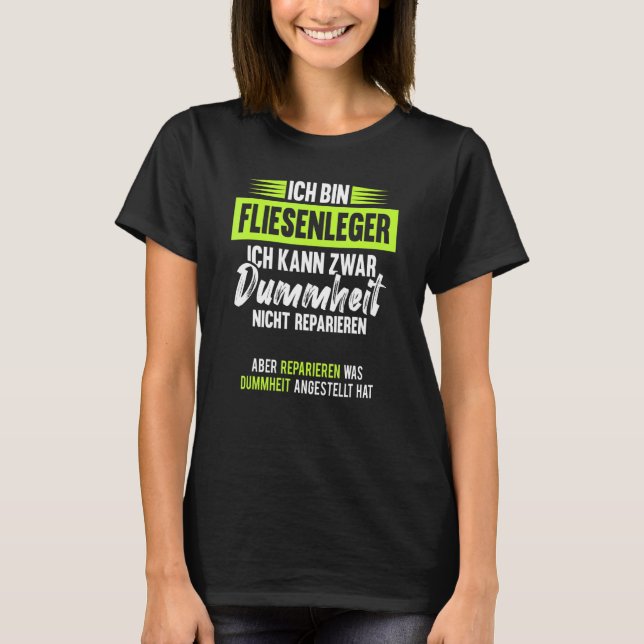 Camiseta Mens Tilers Reparação de Artesanato (Frente)