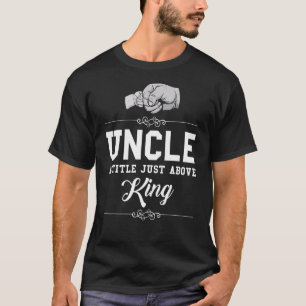 Camiseta Mens Tio A Título Acima Do Rei Padrinho