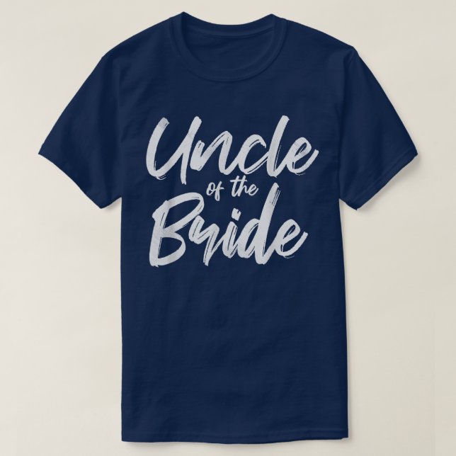 Camiseta Mens Tio Da Noiva Para Matar Família De Casamento (Frente do Design)