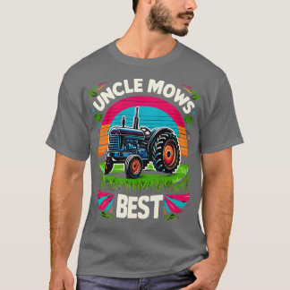 Camiseta Mens Tio Mows Melhor Leia e Pai Remando Tio e f