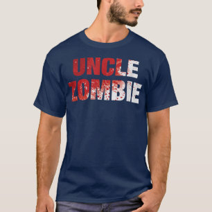 Camiseta Mens Tio Zombie Halloween Costume