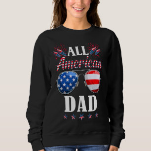 Camiseta Mens Todos Os Óculos De Sol Pai Americanos 4 De Ju