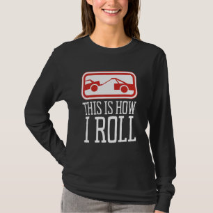 Camiseta Mens Tow Truck Driver Wrecker Hoist Equipes de Cam