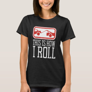 Camiseta Mens Tow Truck Driver Wrecker Hoist Equipes de Cam