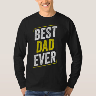 Camiseta Mens Tow Truck Melhor Pai De Linha Amarelo Tow Tru