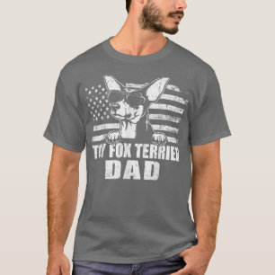 Camiseta Mens Toy Fo Terrier Pai Legal Vintage Retro Profun