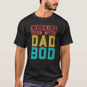 Camiseta Mens Trabalhando No Meu Pai De Bacalhau Pai