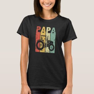 Camiseta Mens Trator pai trator pai agricultor