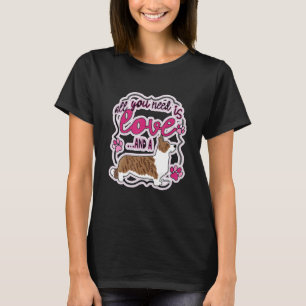 Camiseta Mens Tudo Que Você Precisa É Amor E Cardíaco