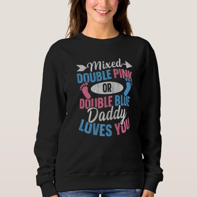 Camiseta Mens Twin Gender Reveal Quote for a Gender Reveal  (Frente)