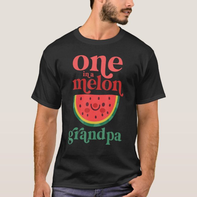 Camiseta Mens Um Em Um Melão Avô, Melancia Cuta (Frente)