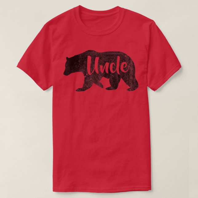 Camiseta Mens Uncle BearAwesome Camping Tee  (Frente do Design)