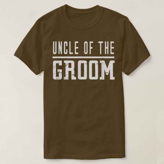Camiseta Mens Uncle Of The GroomBachelor Party Group1790  (Frente do Design)