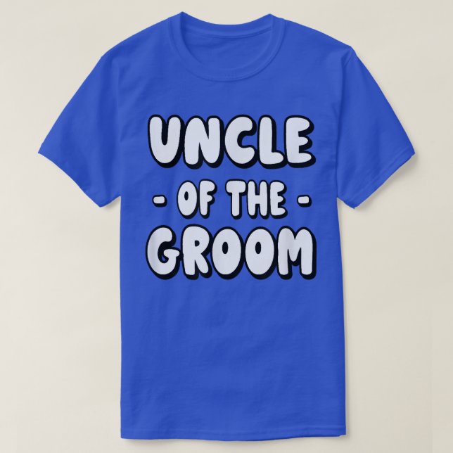 Camiseta Mens Uncle Of The GroomBachelor Party Group 1795  (Frente do Design)