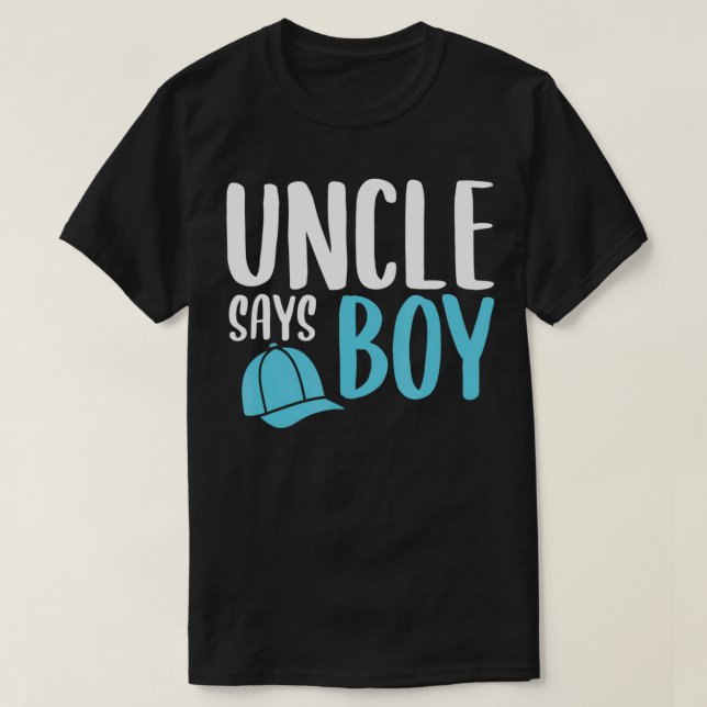 Camiseta Mens Uncle Says Boy  (Frente do Design)