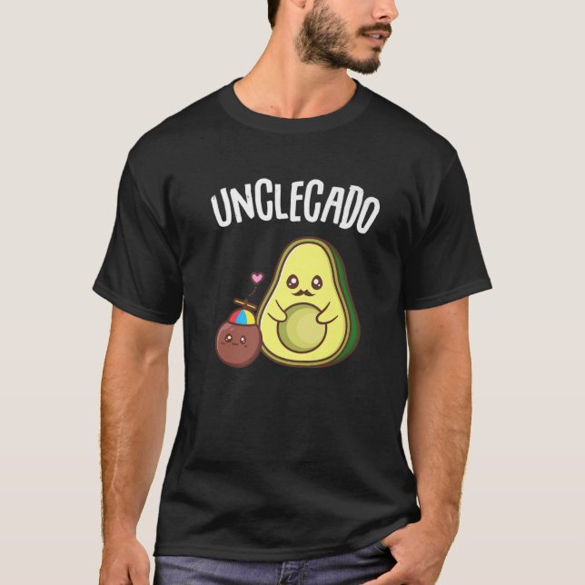 Camiseta Mens Unclecado Tio Avodaco Homens Correspondendo a (Frente)
