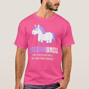 Camiseta Mens Unicorn Tio, Engraçado Presente Mágico