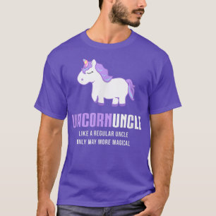 Camiseta Mens Unicorn Tio, Engraçado Presente Mágico