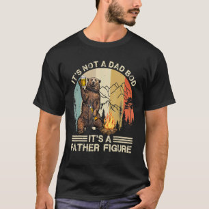 Camiseta Mens Ursos Acampando Não é um Pai Bacalhau É uma F