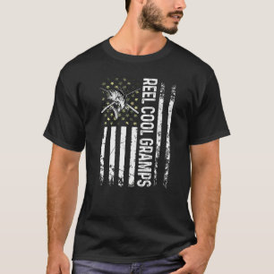 Camiseta Mens Usa Reel Legal Grampo Para A Pesca De Pais