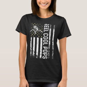 Camiseta Mens Usa Reel Pop Legal Para A Pesca Pai Pai"