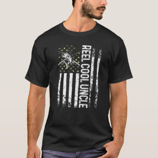 Camiseta Mens Usa Reel Tio Legal Por Pesca Pai Pai