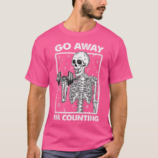 Camiseta Mens vão embora. Estou contando o peso engraçado l