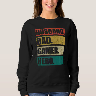 Camiseta Mens Video Game Vintage Marido Pai Gamer Padre
