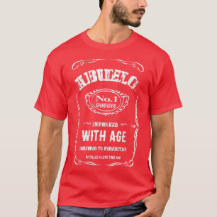 Camiseta Mens Vintage Abuelo Avô hispânico