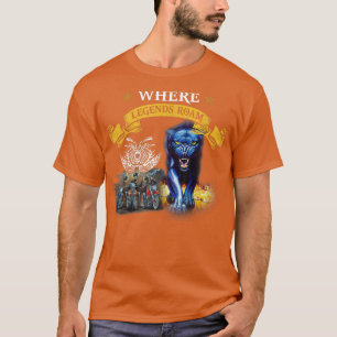 Camiseta Mens Vintage American Biker CMJ Panther Graphic