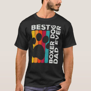 Camiseta Mens Vintage Animal Canine Pet Dog Melhor Pai