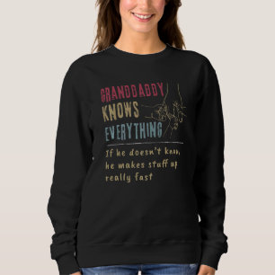 Camiseta Mens Vintage Avô Sabe Tudo Mão Hol