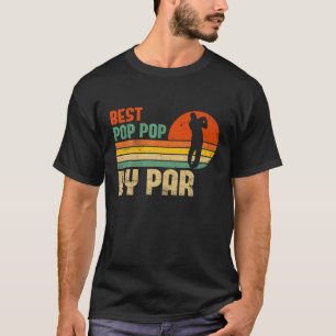Camiseta Mens Vintage Best Pop Pop por Par Gran de Golfe