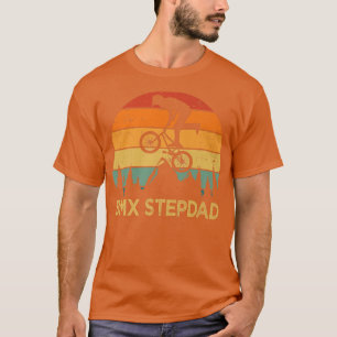 Camiseta Mens Vintage BMX Bike Retro Style BMX Stepdad Fath