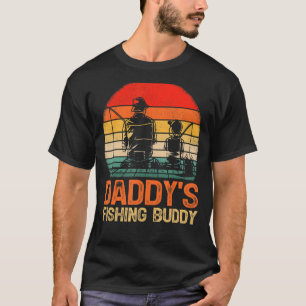 Camiseta Mens Vintage Boys Pai Pesca Buddy Fa