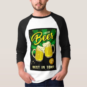 CAMISETA ・ MENS ・ VINTAGE ・ CERVEJA FRESCA ・ T-SHIR