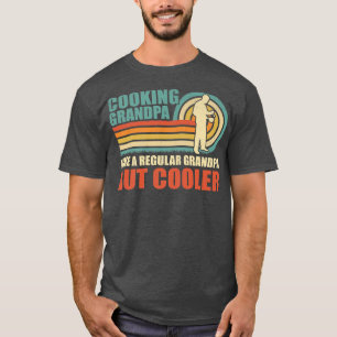 Camiseta Mens Vintage Cozinhar Vovô Como Um Vovô Normal