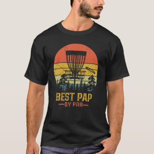 Camiseta Mens Vintage Disk Golf Pap Melhor Pap Por Par Disk