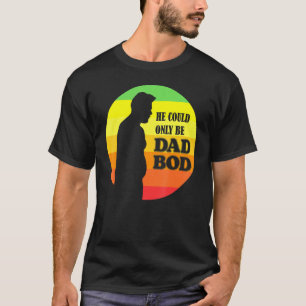 Camiseta Mens Vintage Ele Só Podia Ser Pai
