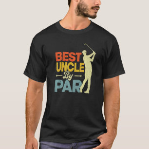 Camiseta Mens Vintage Estilo Melhor Tio Por Par Golf Lover 