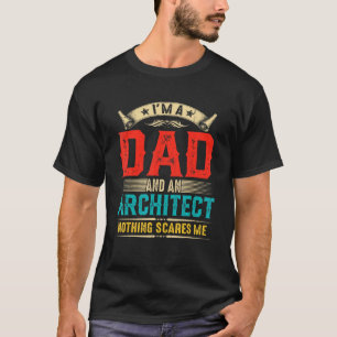 Camiseta Mens Vintage Eu sou um Pai e um arquiteto do pai