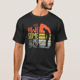 Camiseta Mens Vintage Incrível Desde o aniversário de Golfe