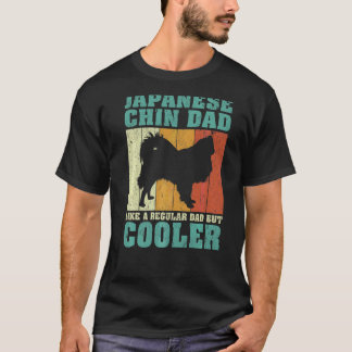 Camiseta Mens Vintage Japonês Chin Pai Como Um Pai Regular