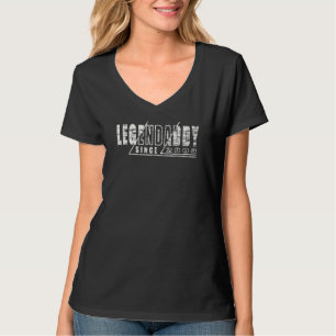 Camiseta Mens Vintage Legenddaddy Desde 2003 Motif Para Pai
