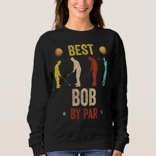 Camiseta Mens Vintage Melhor Bob Do Par Vovô Golfer Pai