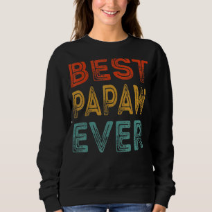 Camiseta Mens Vintage Melhor Gato Papaw Ever Ajustado Gato