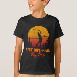 Camiseta Mens Vintage Melhor Namorado Por Par Golf Namorado